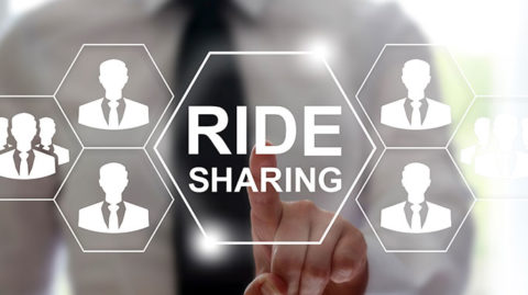 Graphic Detailing Information About Rideshare Companies